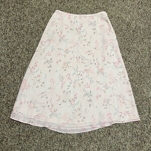 Freeport Studio pink floral skirt women’s size large